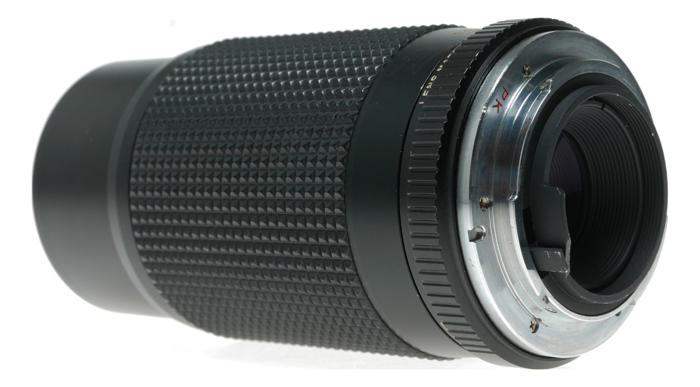 Rokinon 80-200mm f/4.5 Auto Zoom Macro Lens with Skylight Filter, PK Mount, Made in Japan - View 9