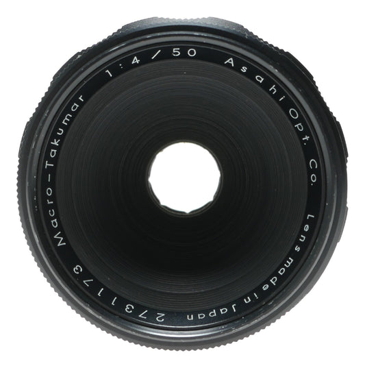 Pentax Asahi Opt. Co. Macro-Takumar 1:4 50mm Vintage Macro Lens Made in Japan - View 2