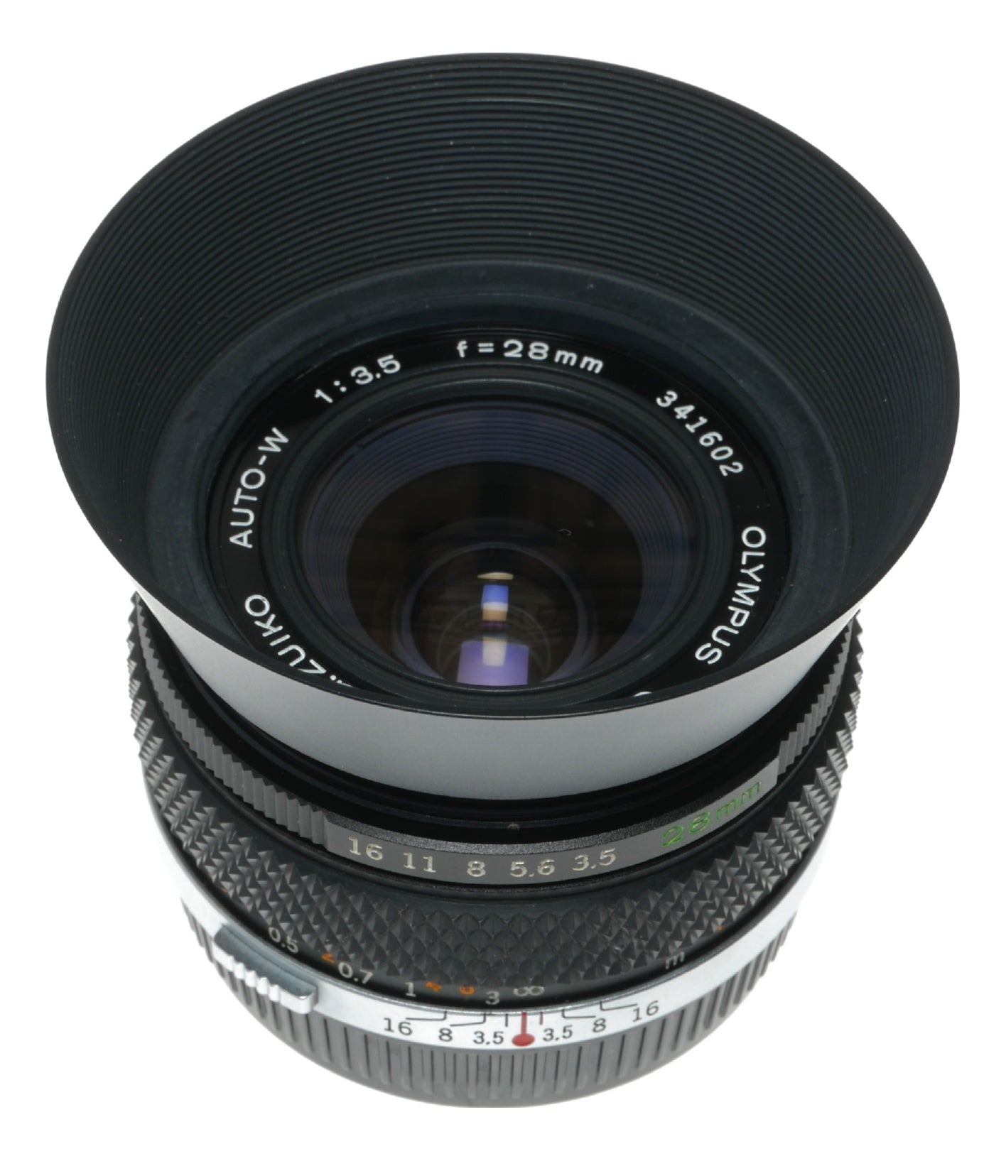 Olympus G.Zuiko Auto-W 28mm f/3.5 Vintage OM-System Lens Made in Japan - View 11