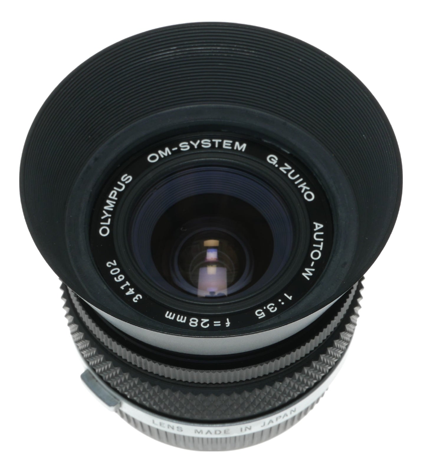 Olympus G.Zuiko Auto-W 28mm f/3.5 Vintage OM-System Lens Made in Japan - View 12