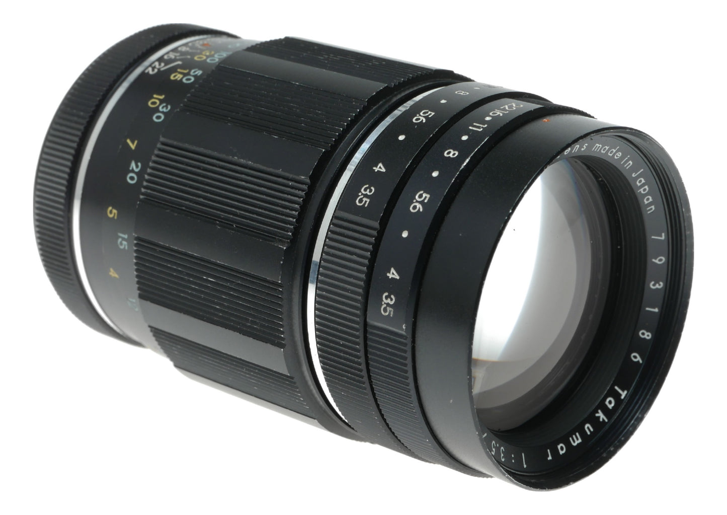 Asahi Opt. Co. Takumar 135mm f/3.5 Vintage Prime Lens Made in Japan - View 3
