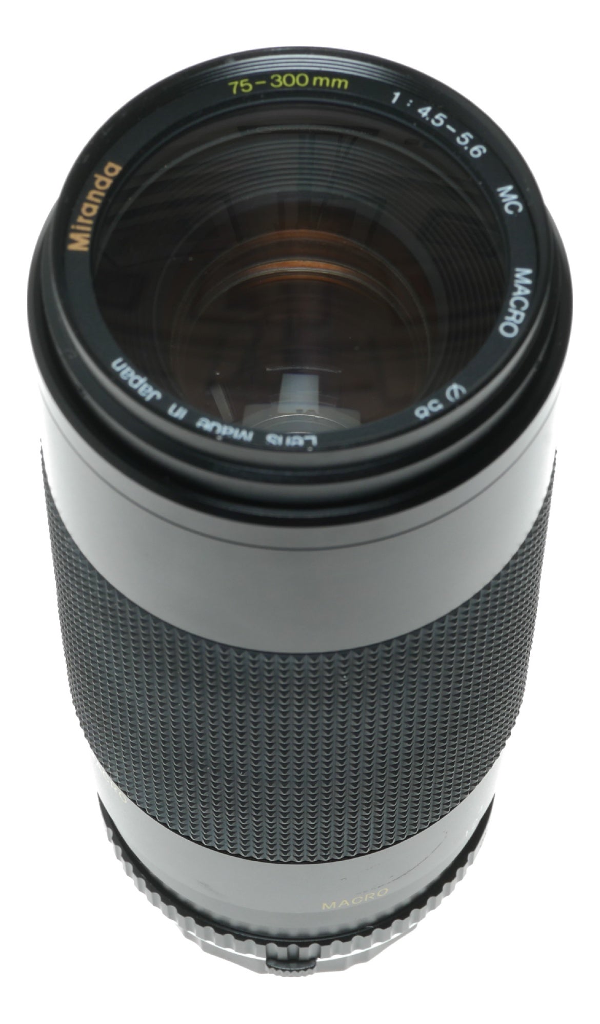 Miranda MACRO MC 75-300mm f/4.5-5.6 Zoom Lens, Made in Japan, 58mm Filter Thread - View 7