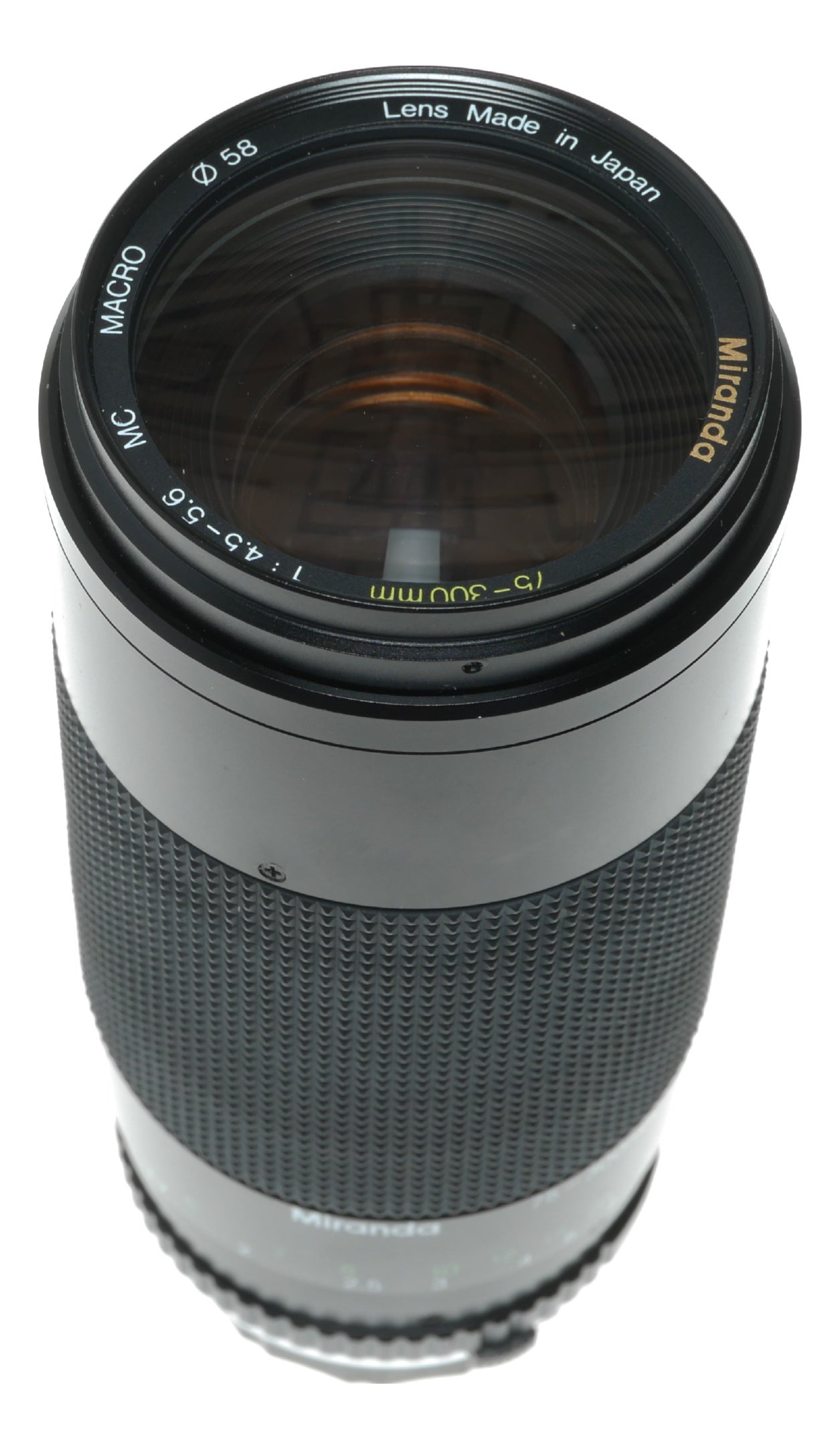 Miranda MACRO MC 75-300mm f/4.5-5.6 Zoom Lens, Made in Japan, 58mm Filter Thread - View 8