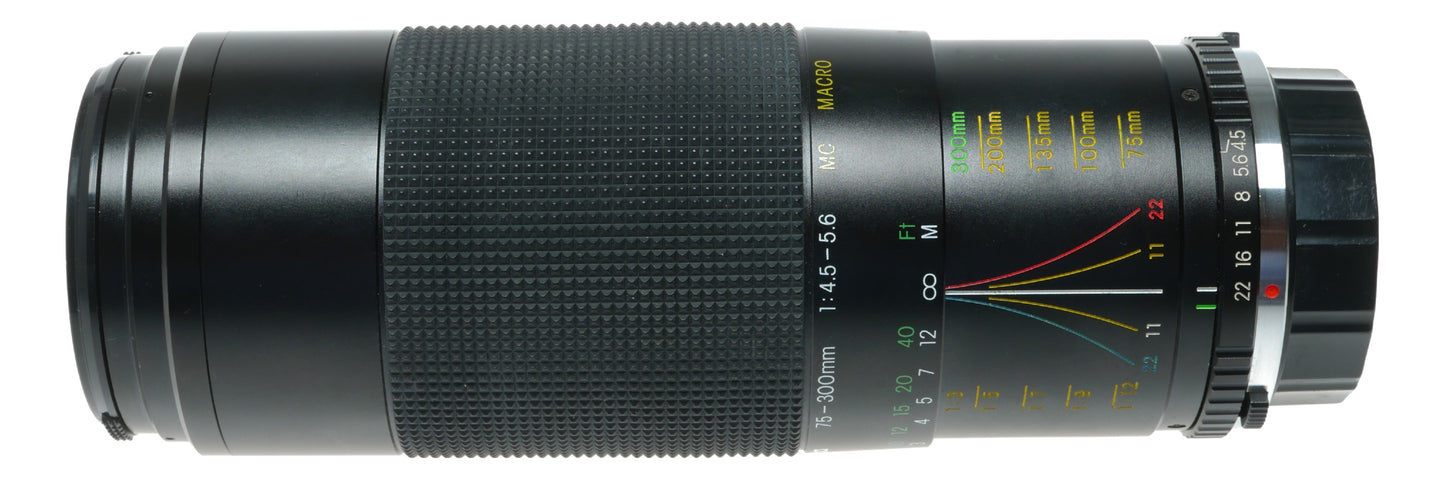 Miranda MACRO MC 75-300mm f/4.5-5.6 Zoom Lens, Made in Japan, 58mm Filter Thread - View 9