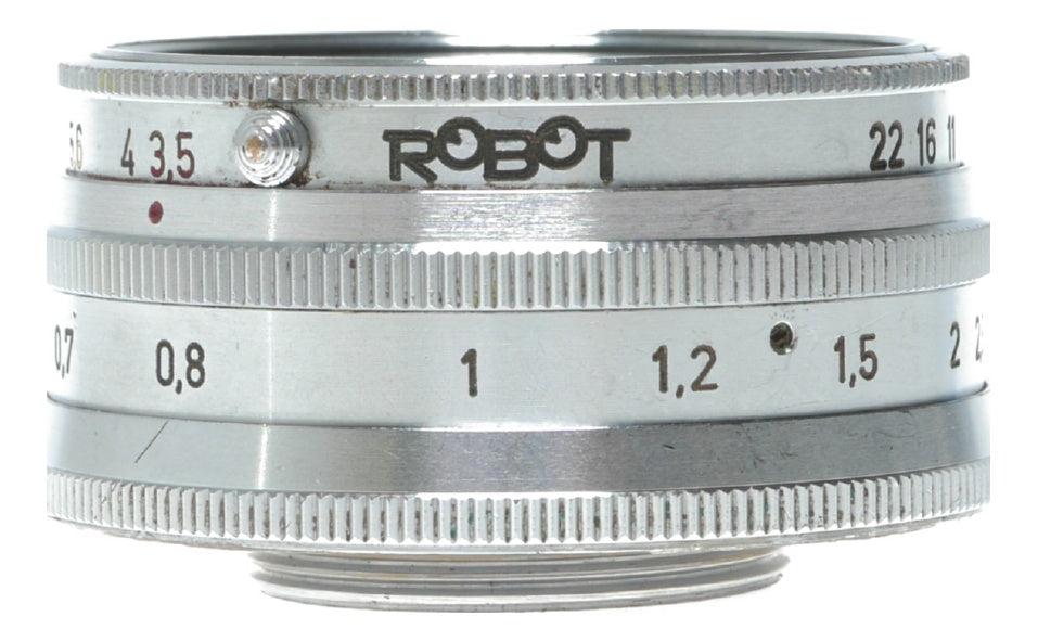 Robot Royal II Vintage 35mm Film Camera with Schneider-Kreuznach Radionar 38mm f/3.5 Lens - View 5