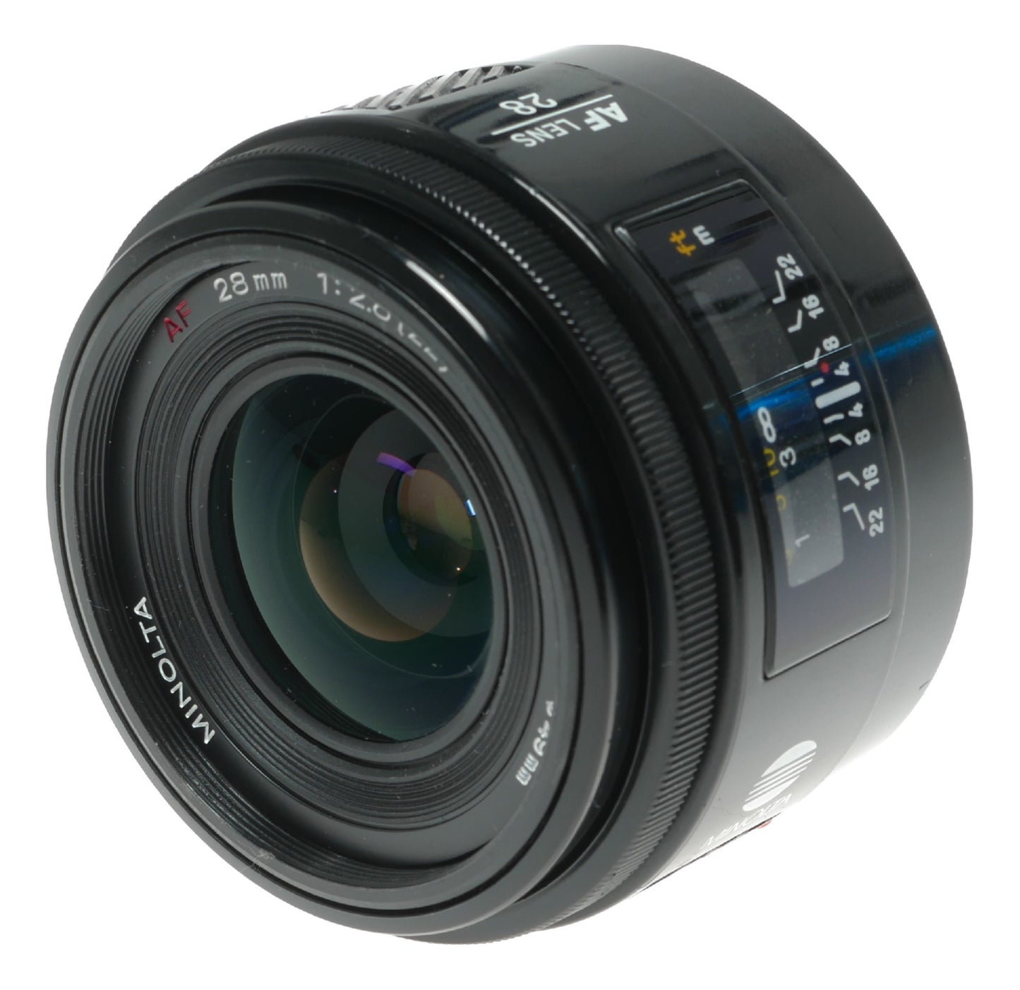 Minolta 28mm f/2.8 AF Lens for Minolta AF SLR Cameras, 49mm Filter Thread, Made in Japan - View 8