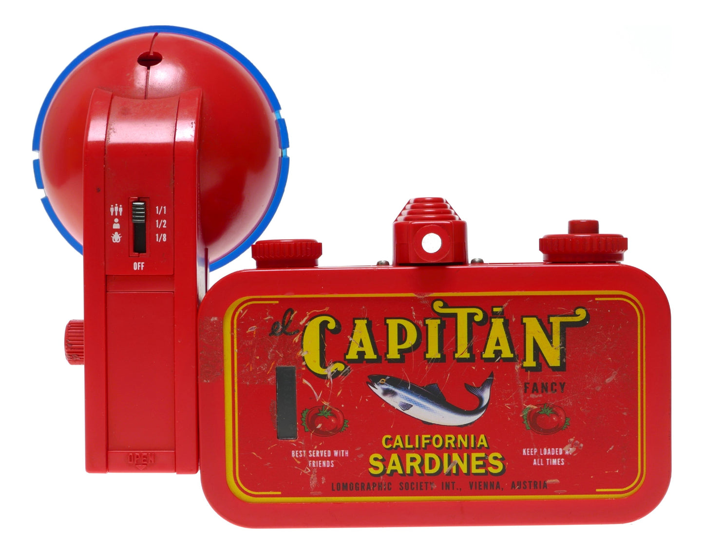 Lomography La Sardina El Capitan 35mm Film Camera - California Sardines Edition - View 4