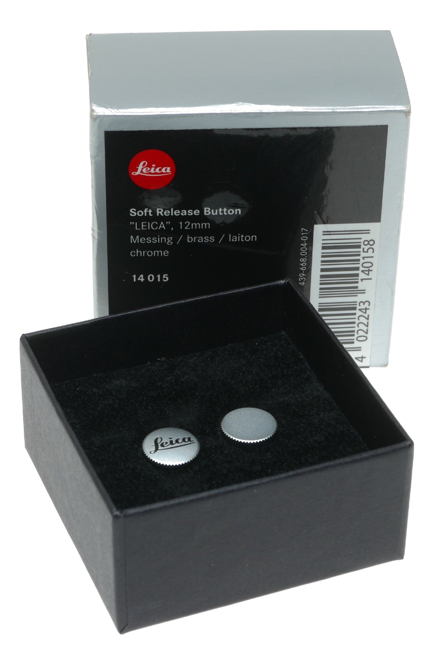 Leica 12mm Soft Release Button in Brass and Chrome Finish for Cameras - View 7