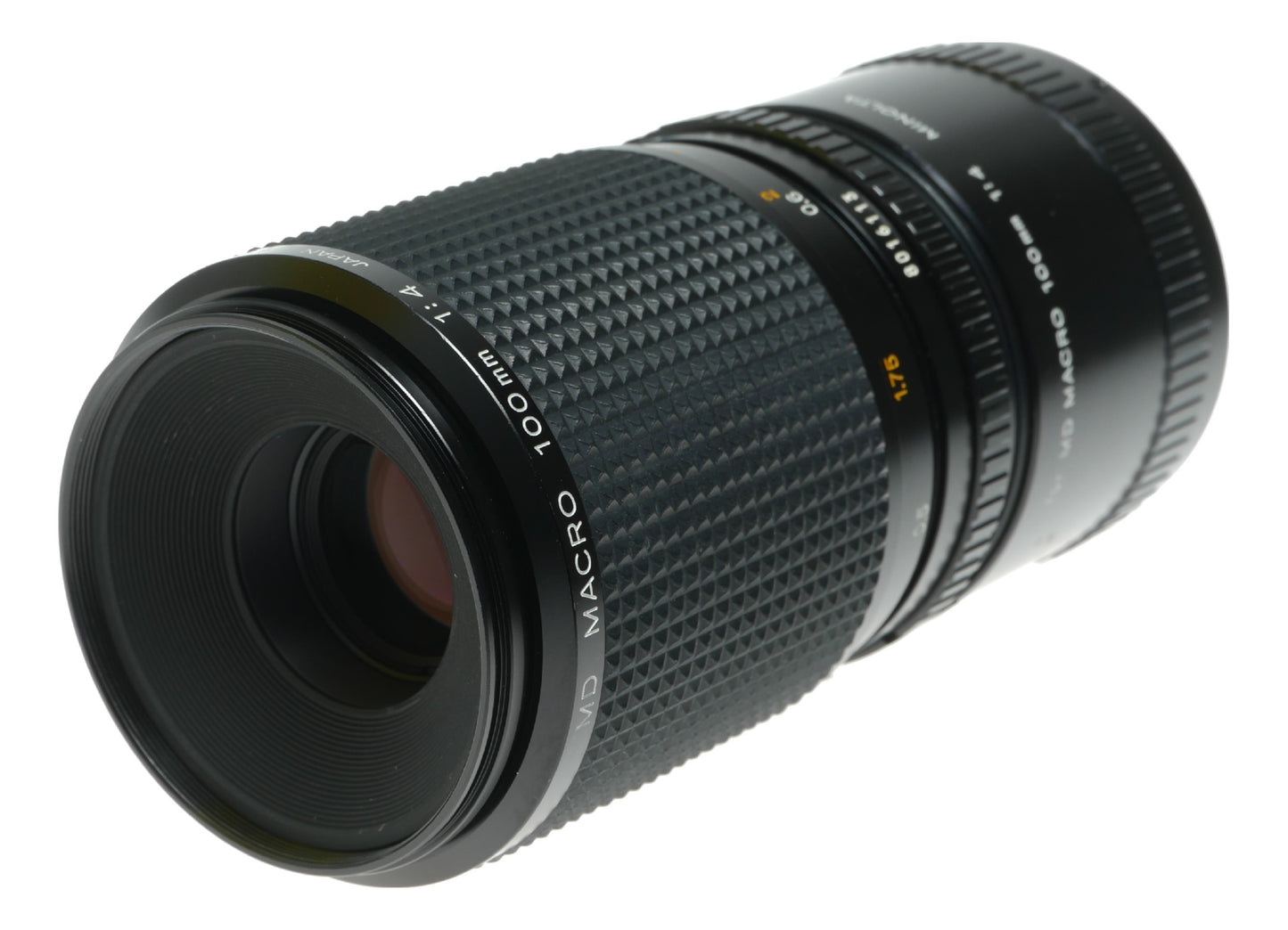 Minolta MD 100mm f/4 Macro Lens - Vintage Japanese Manual Focus Prime Lens for SLR Cameras - View 6