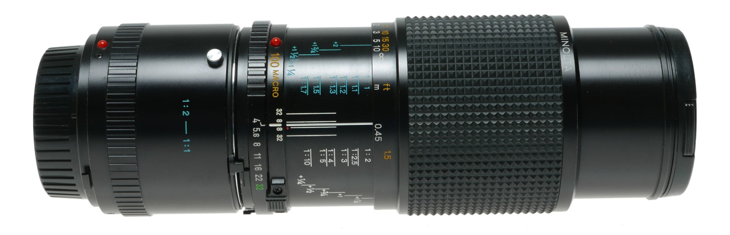 Minolta MD 100mm f/4 Macro Lens - Vintage Japanese Manual Focus Prime Lens for SLR Cameras - View 11