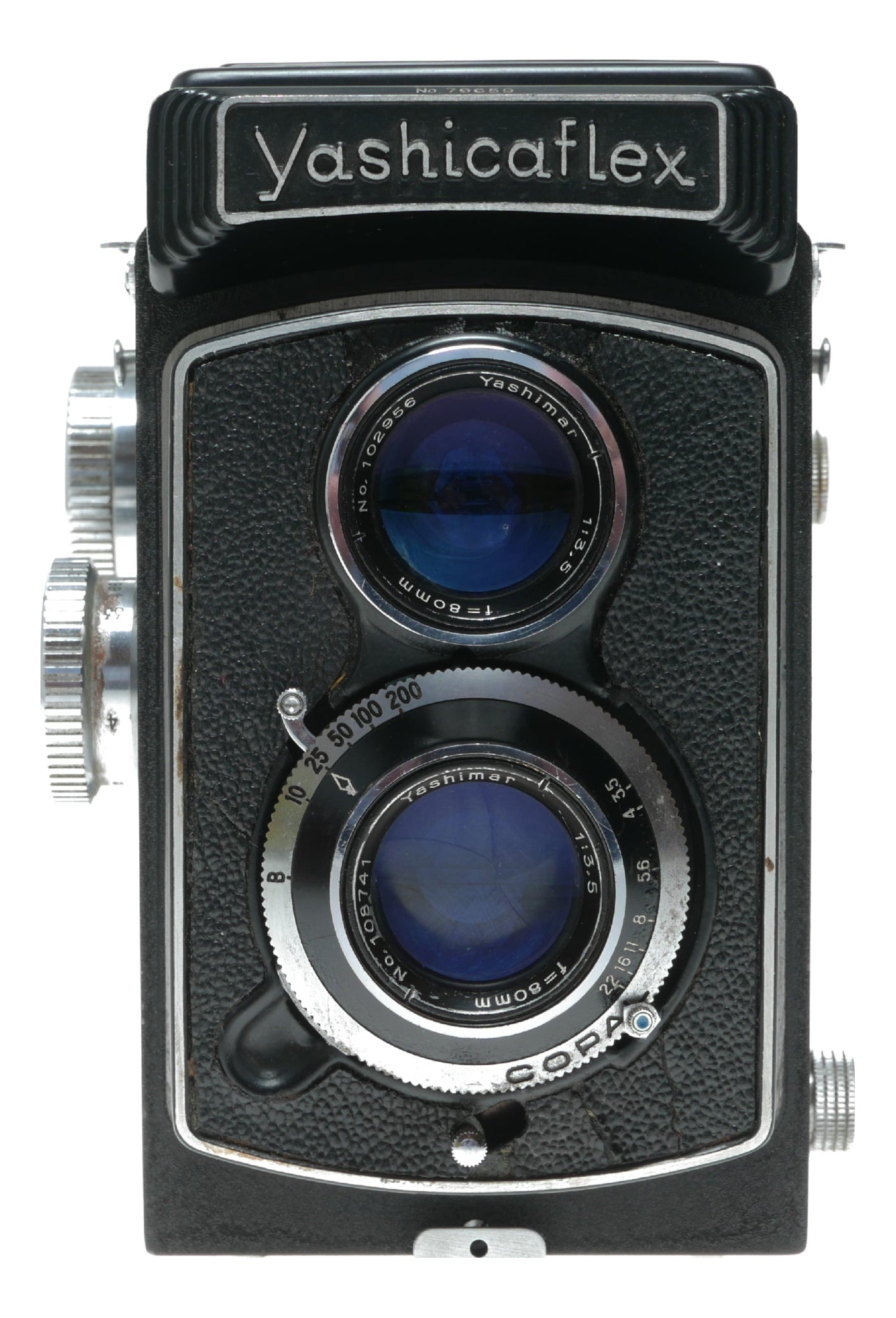 Yashicaflex Vintage TLR Camera with Yashimar 80mm f/3.5 Lens - View 2