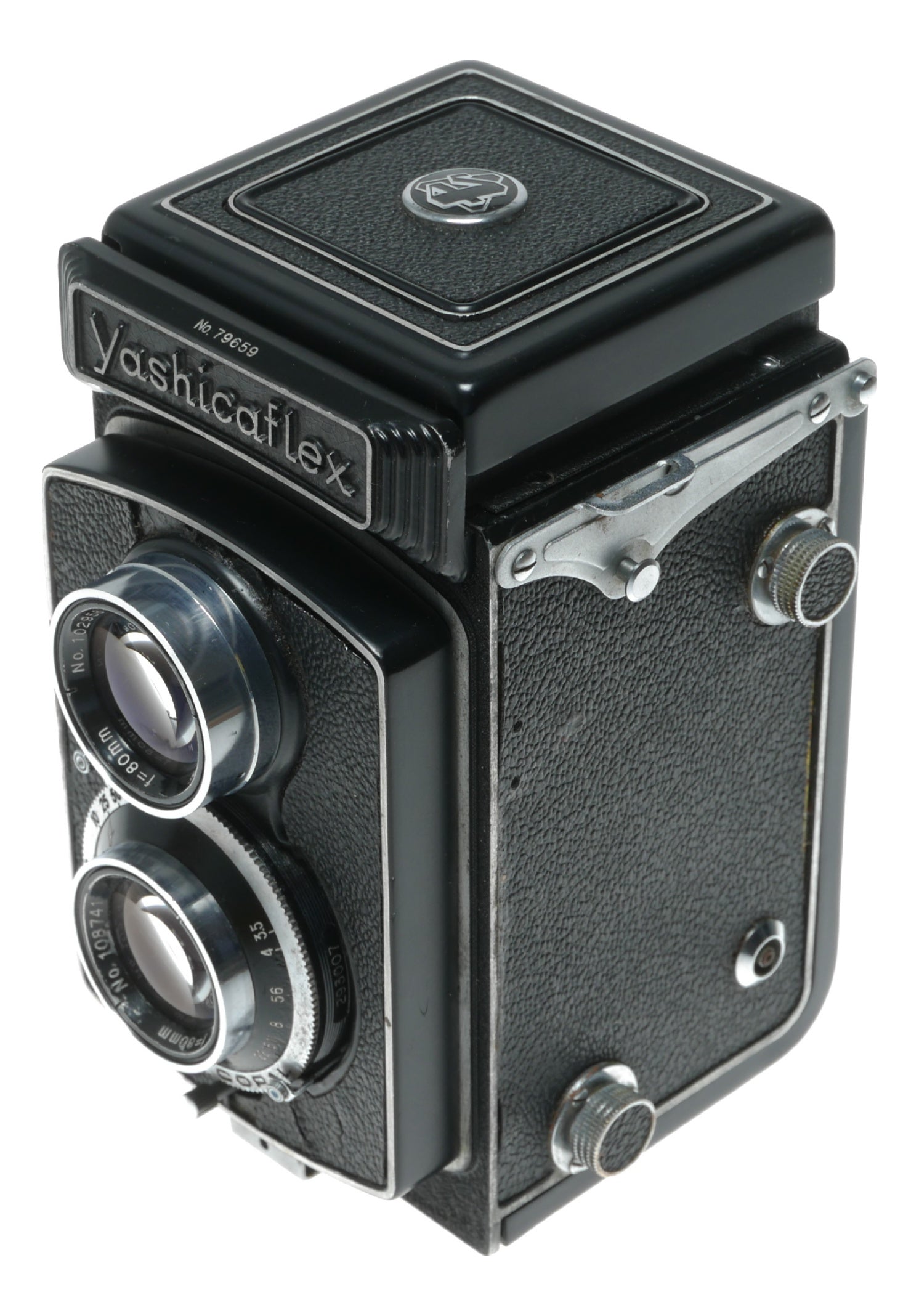 Yashicaflex Vintage TLR Camera with Yashimar 80mm f/3.5 Lens - View 3