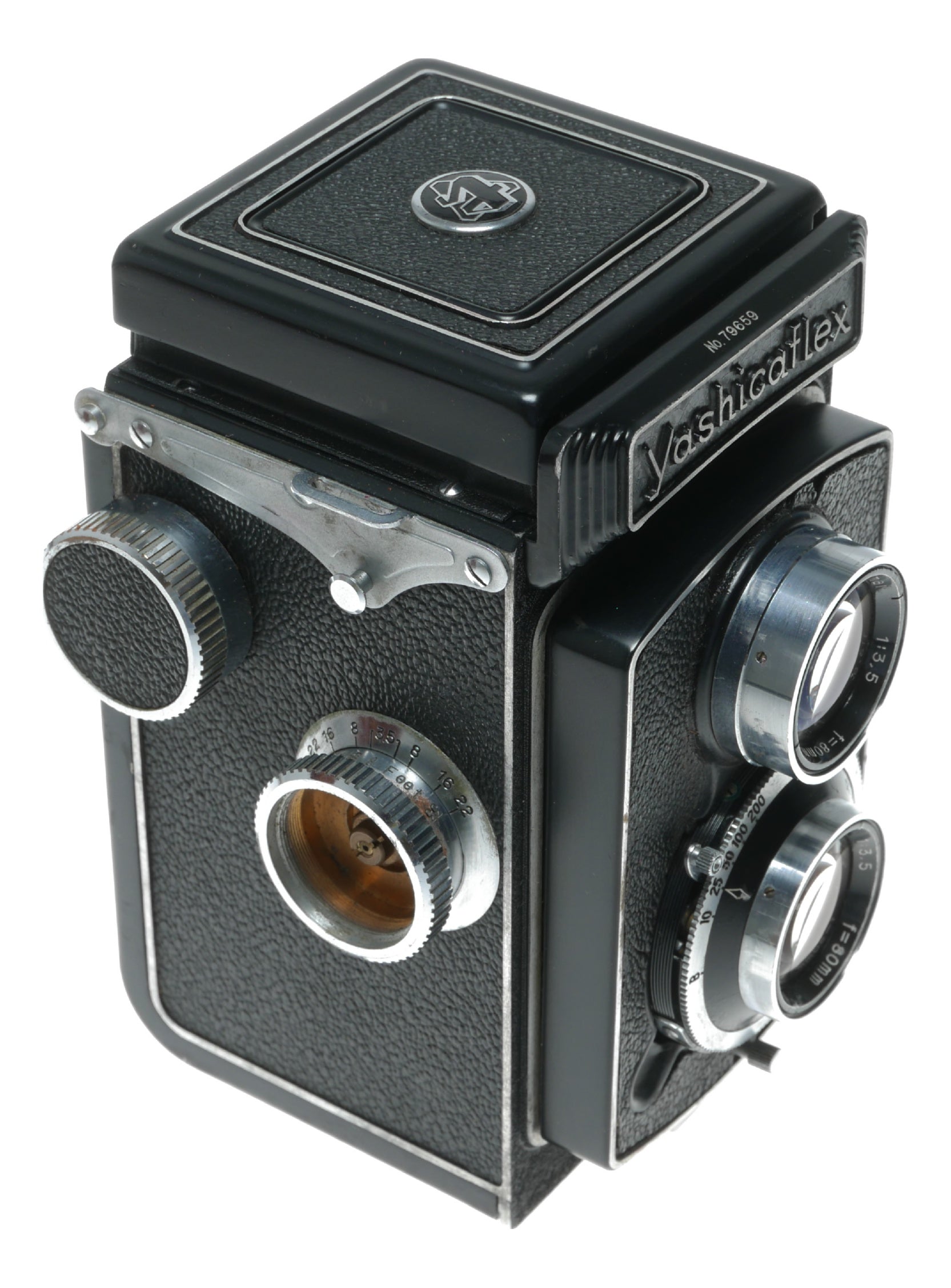 Yashicaflex Vintage TLR Camera with Yashimar 80mm f/3.5 Lens - View 5