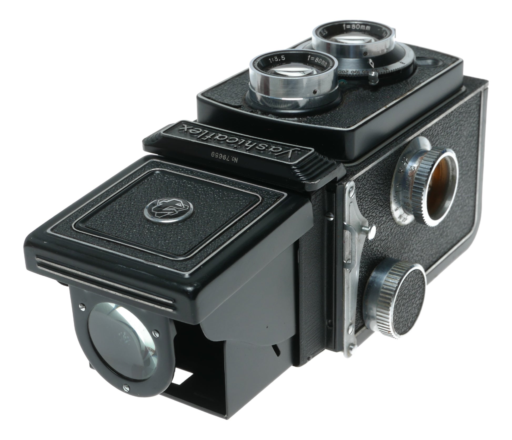 Yashicaflex Vintage TLR Camera with Yashimar 80mm f/3.5 Lens - View 7