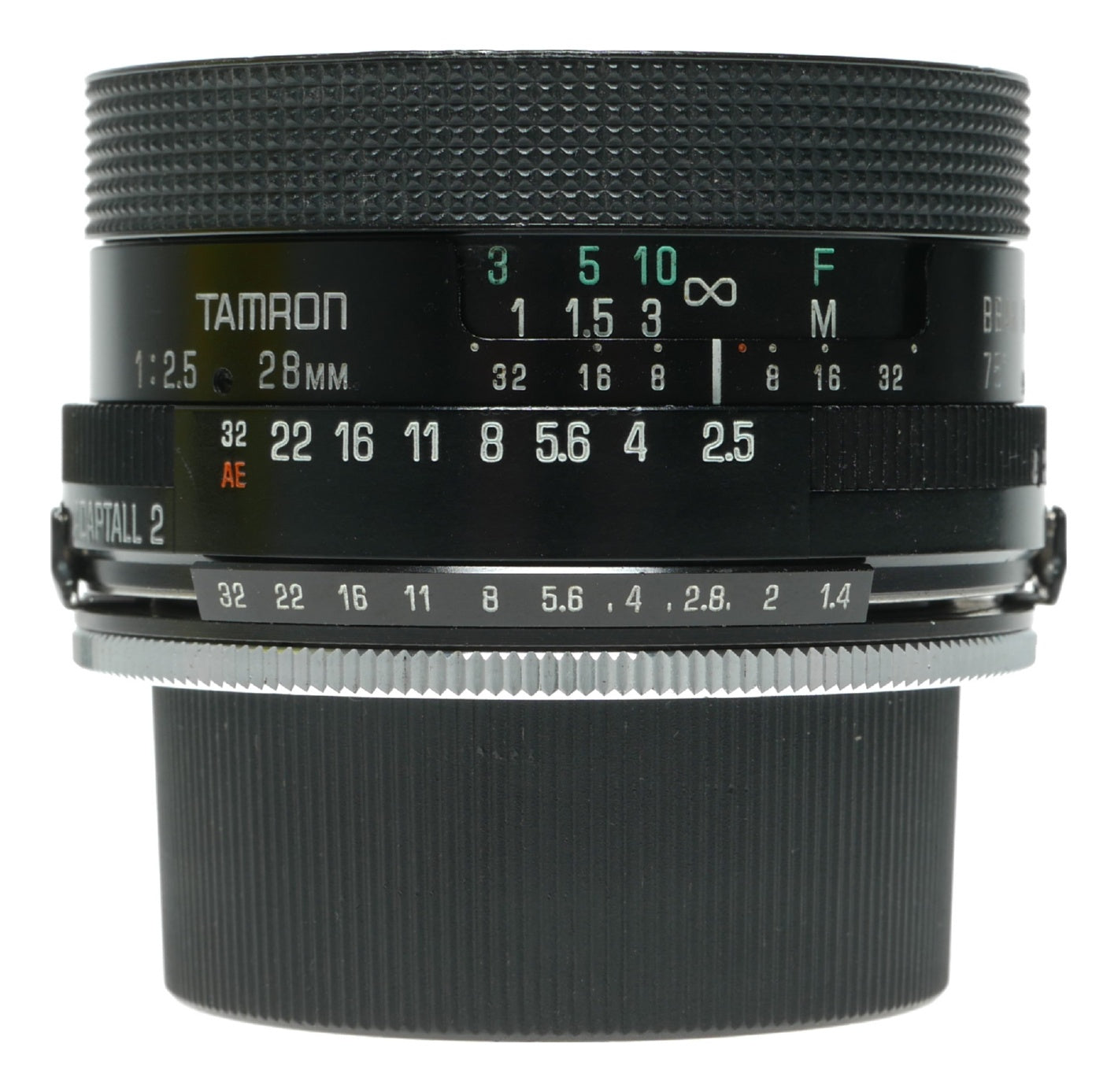 Tamron Adaptall 2 28mm f/2.5 Vintage Manual Focus Lens for Pentax K Mount - View 6
