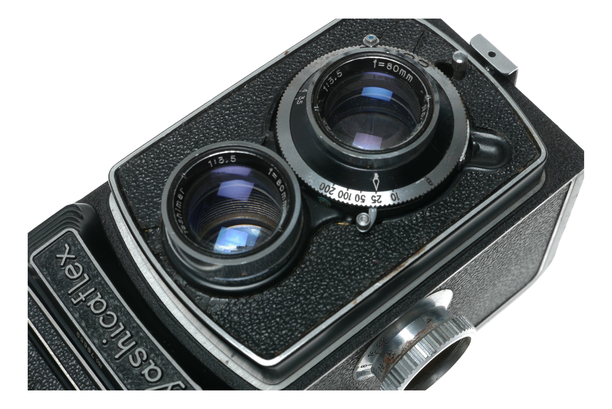 Yashicaflex Vintage TLR Camera with Yashimar 80mm f/3.5 Lens - View 9