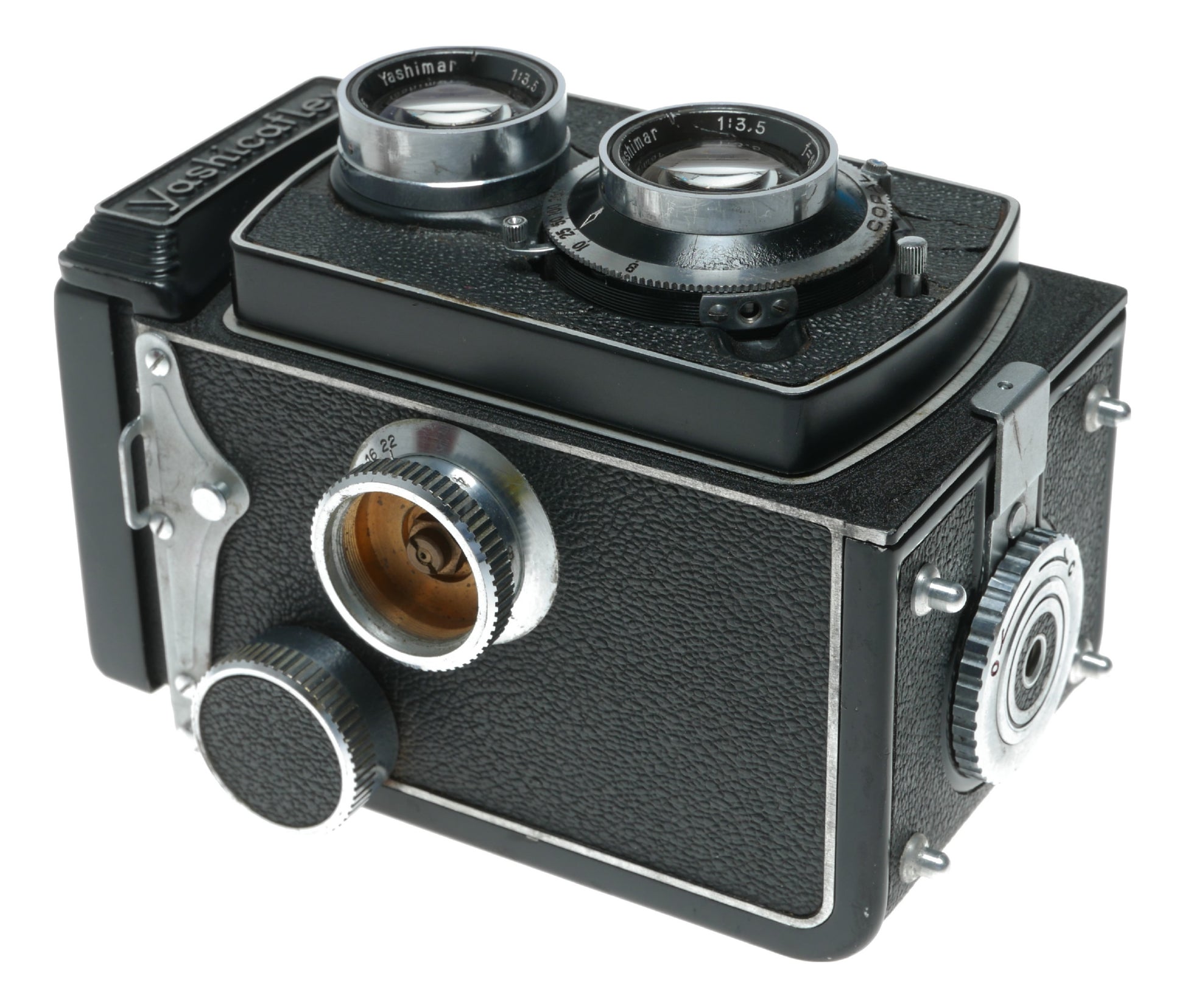 Yashicaflex Vintage TLR Camera with Yashimar 80mm f/3.5 Lens - View 12