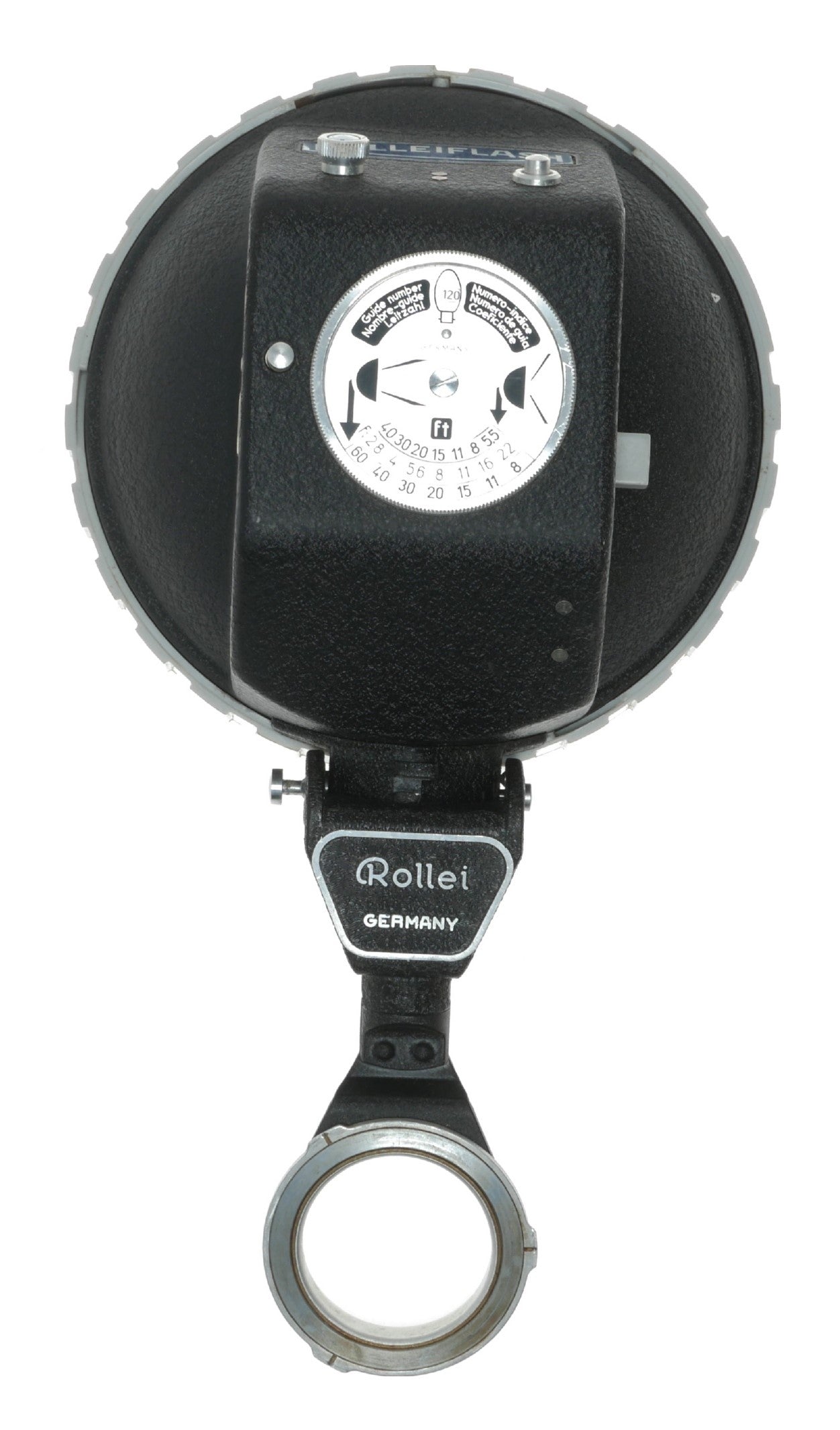 Rollei Rolleiflash 2 Vintage TLR Camera with Planar-Xenotar 3.5 Lens, Made in Germany - View 3