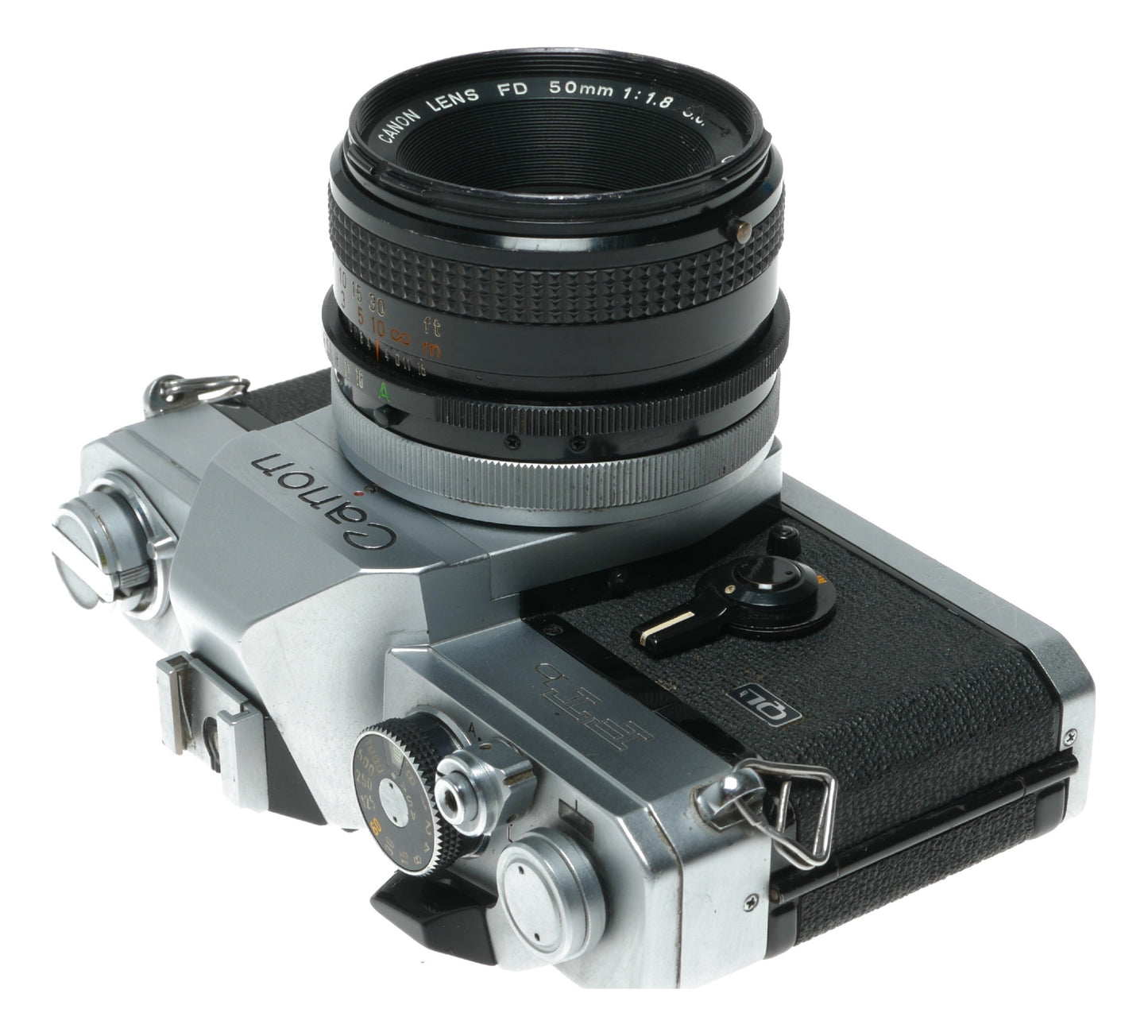 Canon FTb QL Vintage SLR Film Camera with Canon FD 50mm f/1.8 Lens - View 10