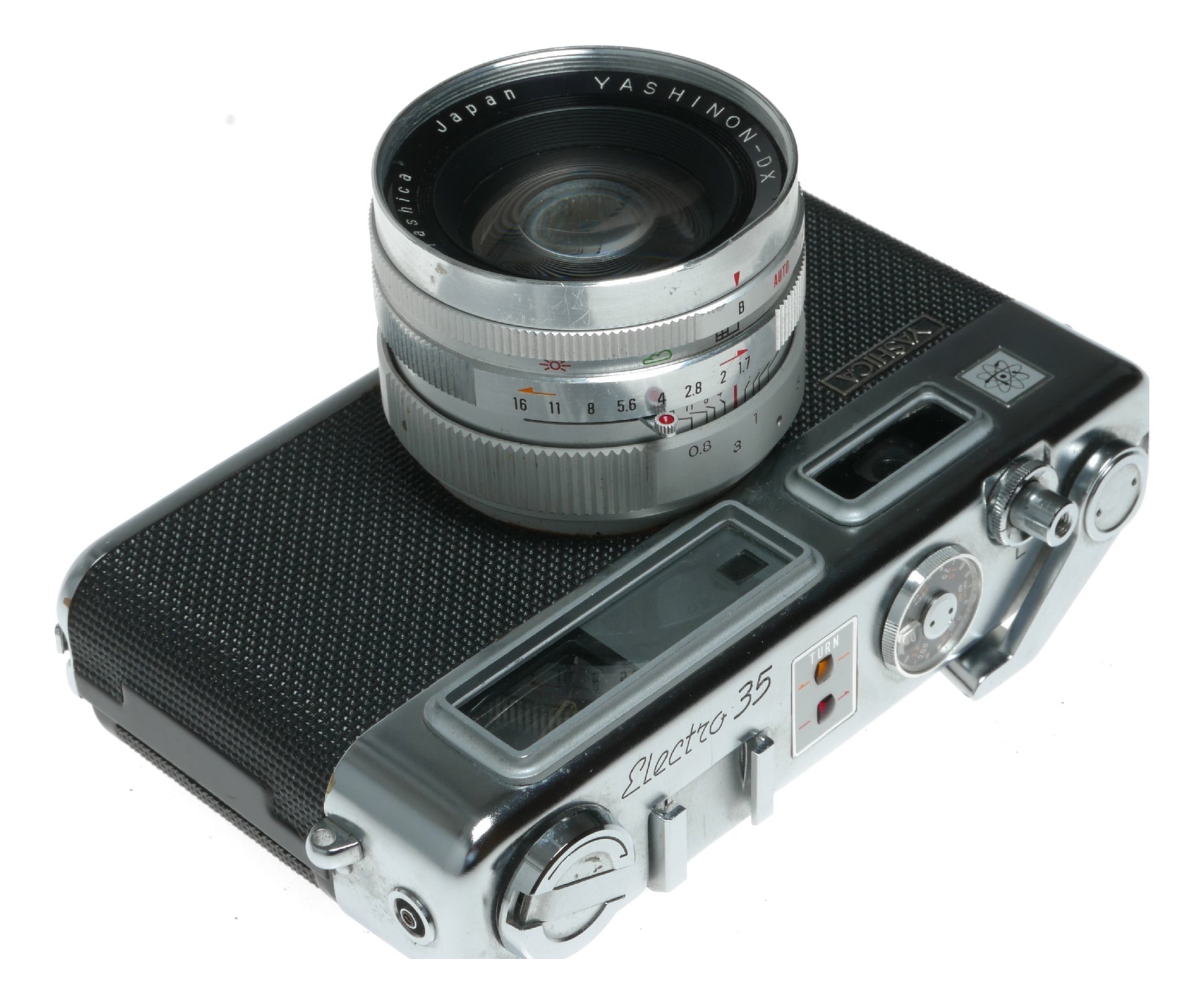 Yashica Electro 35 GSN Vintage Rangefinder Camera with Yashinon-DX 45mm f/1.7 Lens - View 11