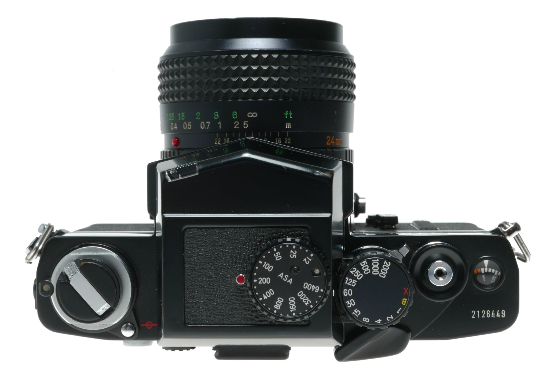 Minolta XM Vintage SLR Film Camera with MD W.Rokkor 24mm f/2.8 Lens - View 5