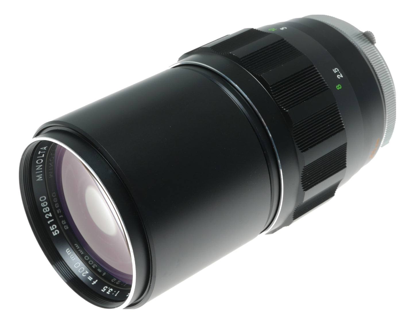 Minolta MC Tele Rokkor-QF 200mm f/3.5 Vintage Camera Lens Made in Japan - View 3