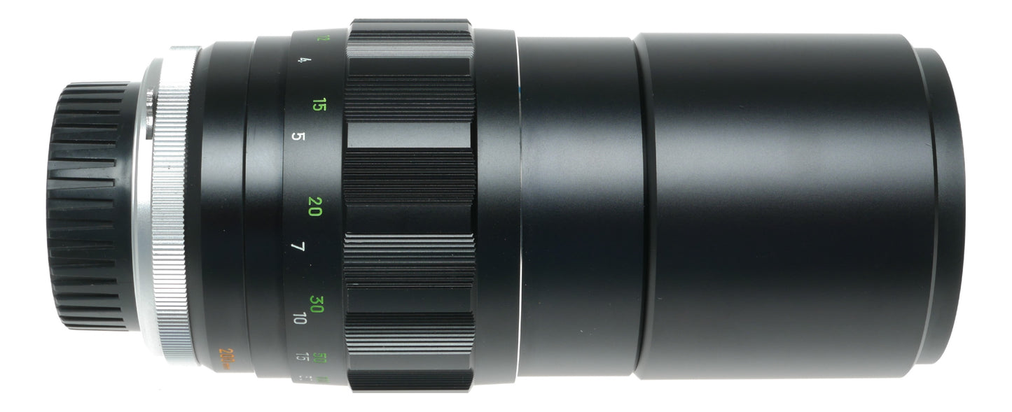 Minolta MC Tele Rokkor-QF 200mm f/3.5 Vintage Camera Lens Made in Japan - View 9
