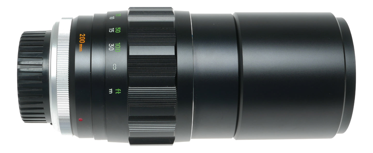 Minolta MC Tele Rokkor-QF 200mm f/3.5 Vintage Camera Lens Made in Japan - View 10