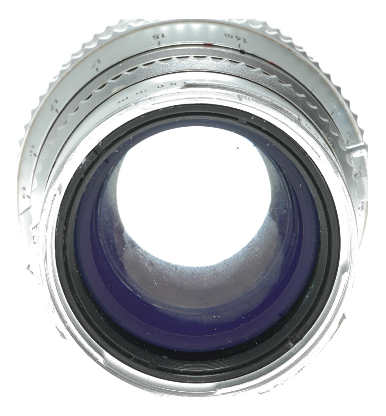 Carl Zeiss Sonnar 150mm f/4 Vintage Lens with Synchro-Compur Shutter, Leitz Made in West Germany - View 6