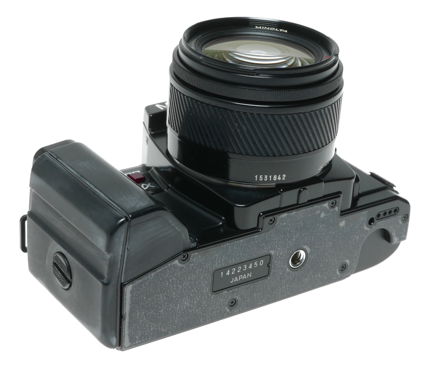 Minolta 7000 α Vintage SLR Camera with 24mm f/2.8 and 52mm f/2.8 AF Lenses - View 8