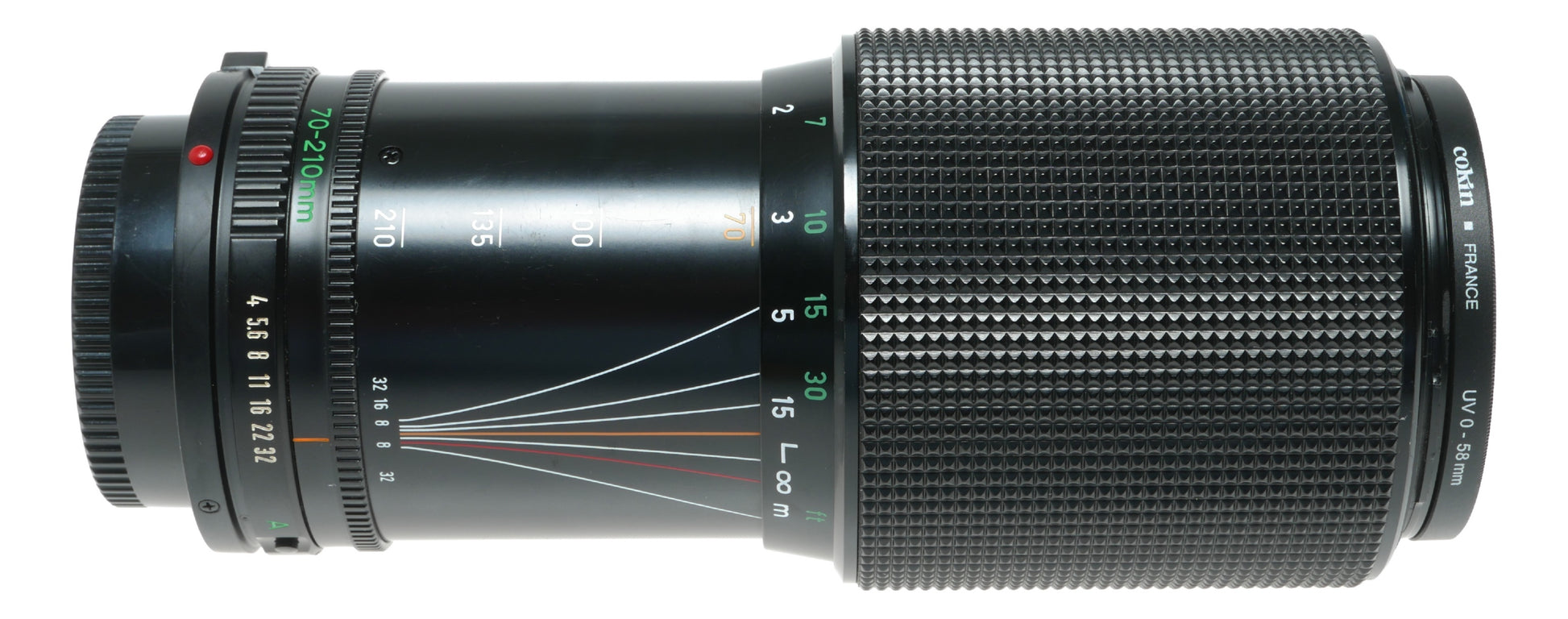 Canon FD 70-210mm f/4 Macro Zoom Lens, Made in Japan - View 11