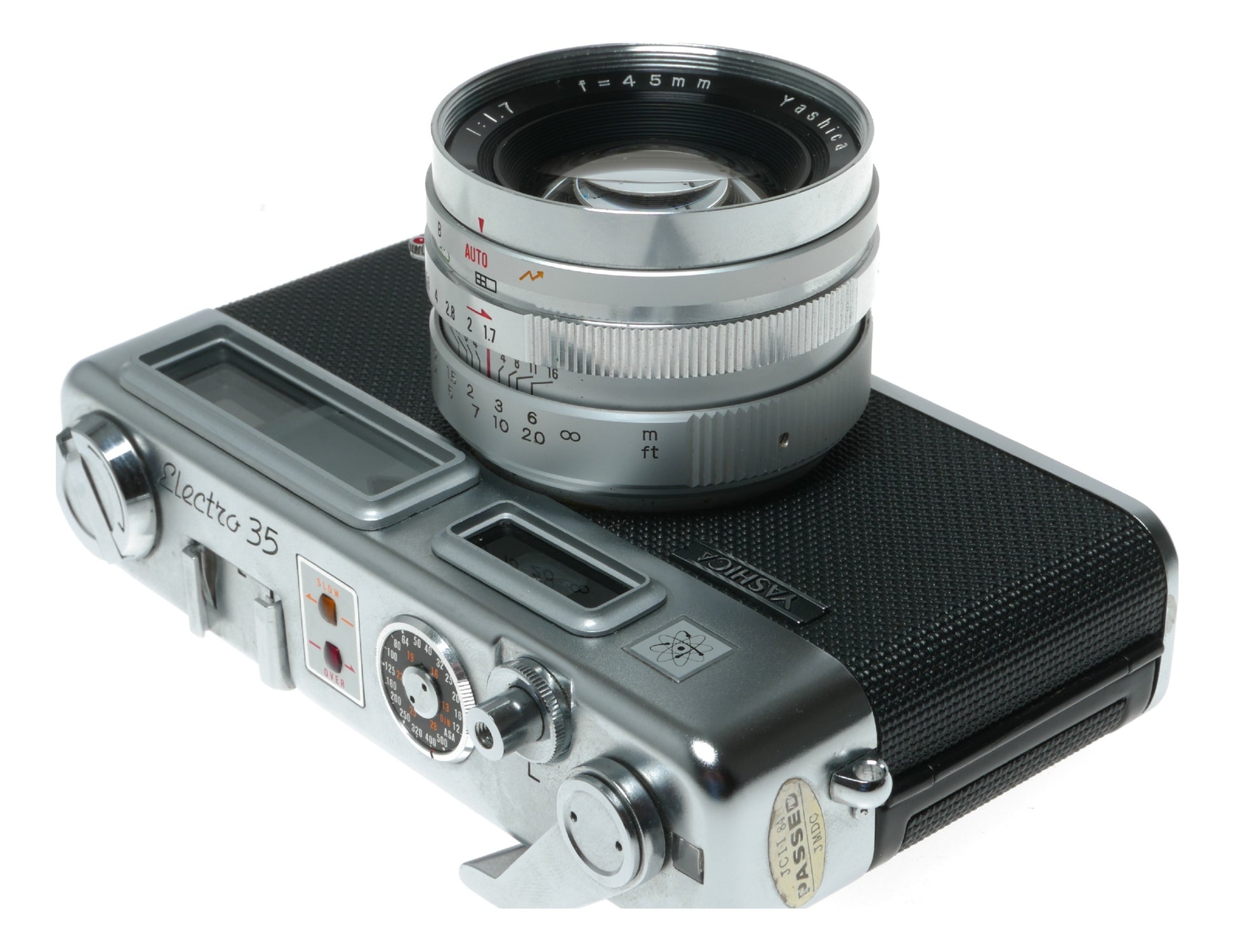 Yashica Electro 35 GSN Vintage Rangefinder Camera with Yashinon-DX 45mm f/1.7 Lens - View 9