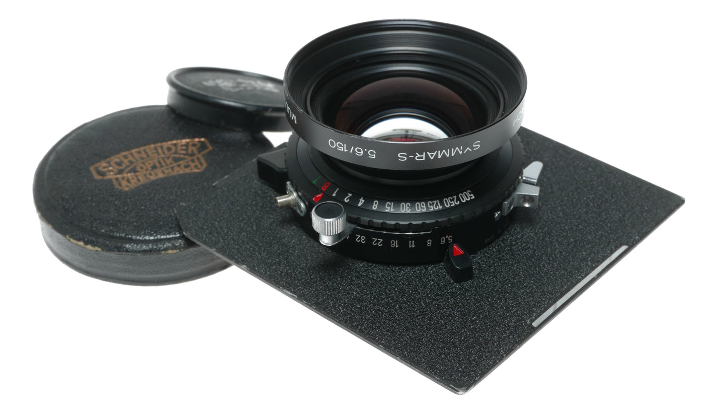Schneider Kreuznach Symmar-S 150mm f/9 Large Format Lens with Copal No.0 Shutter, Made in Germany