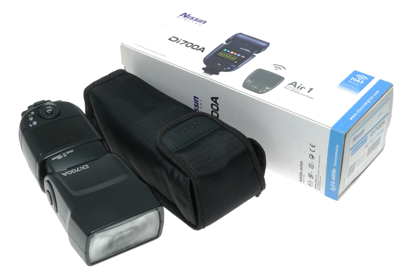Nissin Di700A Air 1 Flash for Four Thirds Cameras with 12-100mm Zoom - View 2