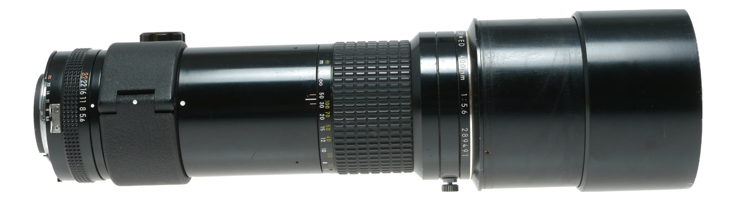 Nikon 400mm f/5.6 Manual Focus Telephoto Lens for Nikon F Mount Cameras - View 5