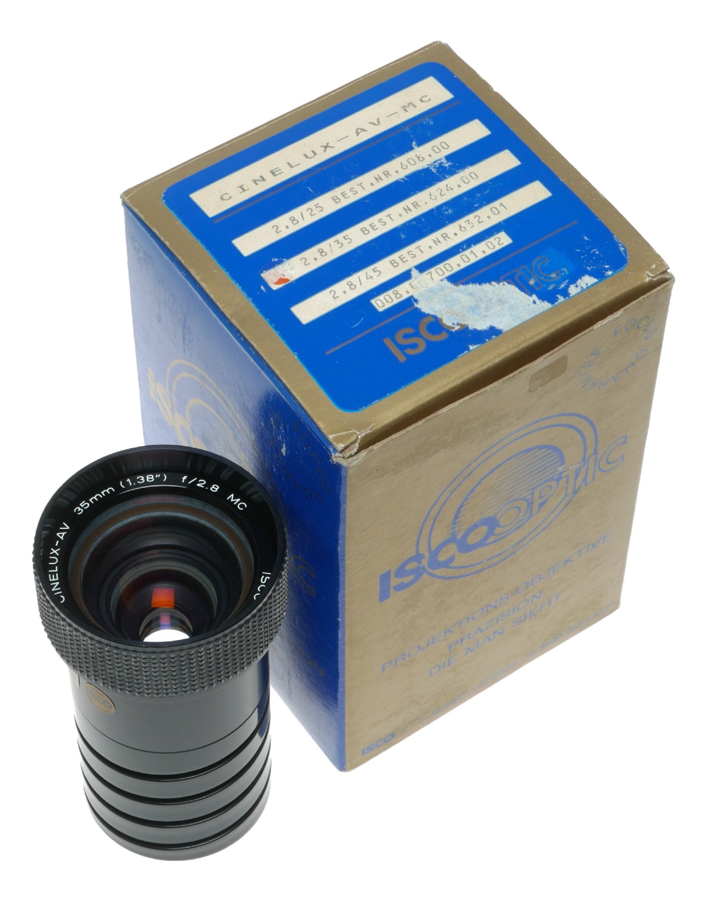 ISCO-Optic Cinelux-AV-MC 35mm f/2.8 Vintage Projection Lens from Germany