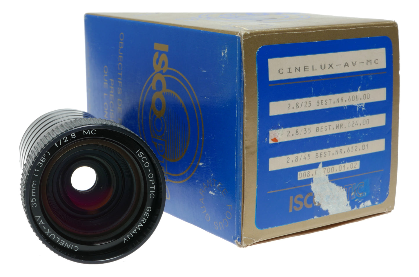 ISCO-Optic Cinelux-AV-MC 35mm f/2.8 Vintage Projection Lens from Germany - View 2