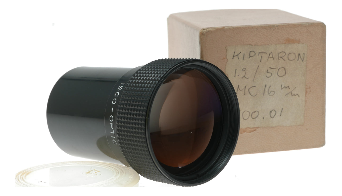 Kiptaron 50mm f/1.2 MC Lens - ISCO-Optic Made in Germany