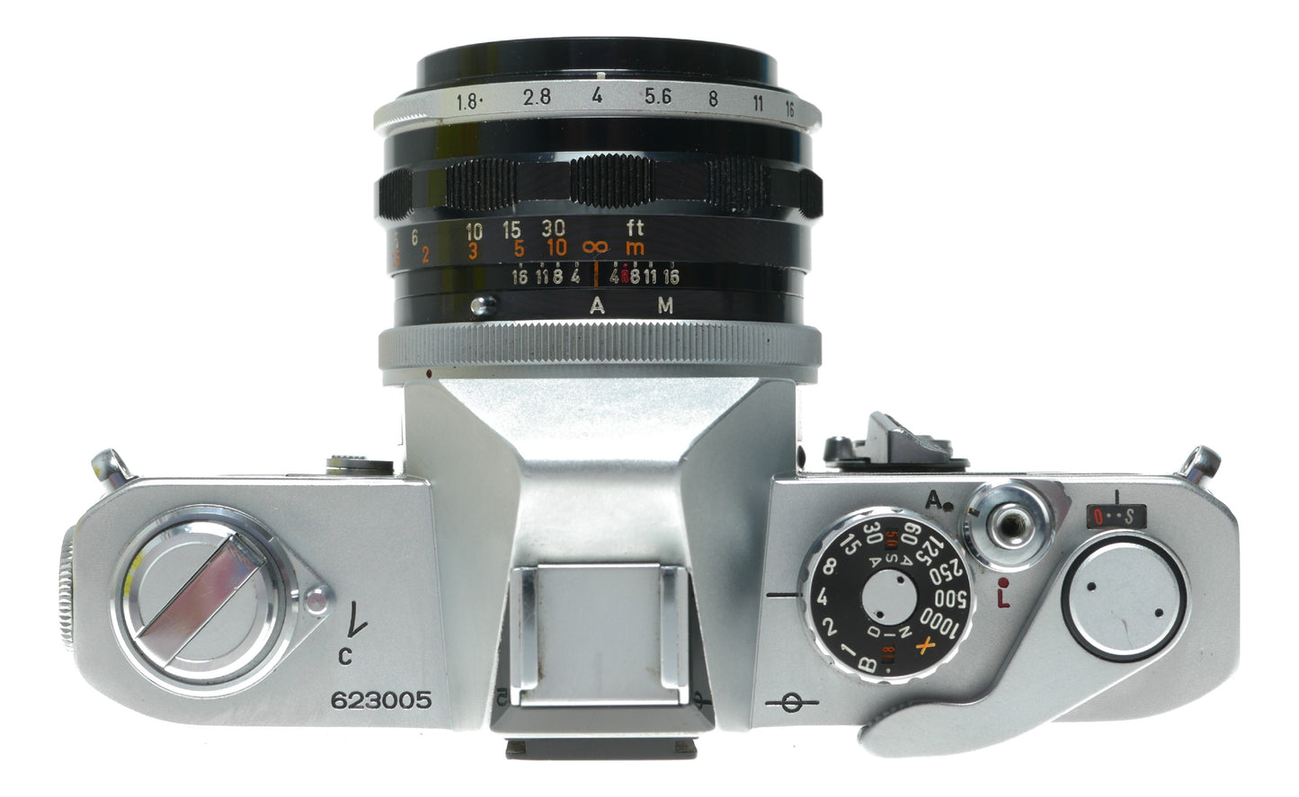 Canon FT QL Vintage SLR Camera with Canon 50mm f/1.8 Lens - View 5