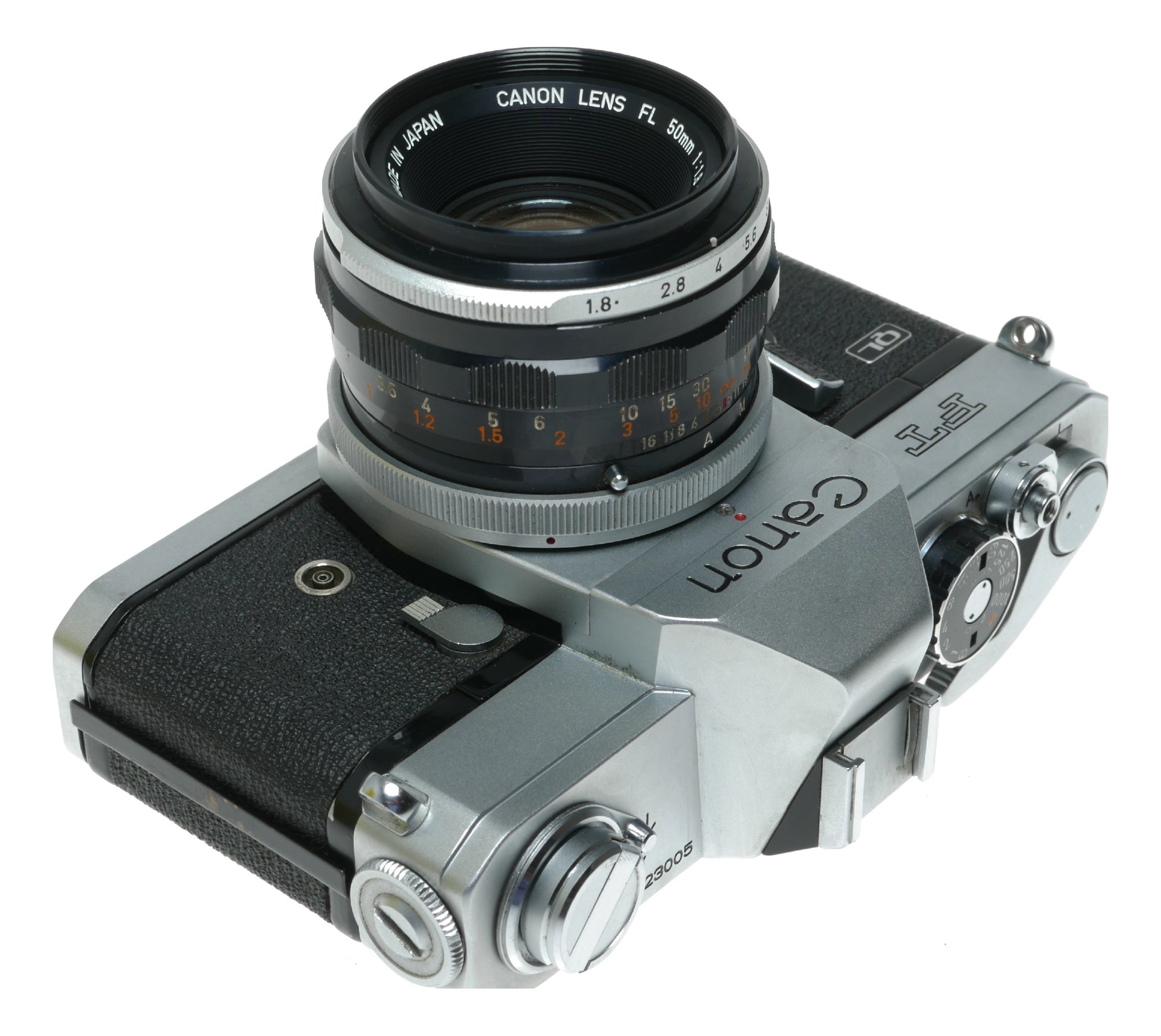 Canon FT QL Vintage SLR Camera with Canon 50mm f/1.8 Lens - View 8