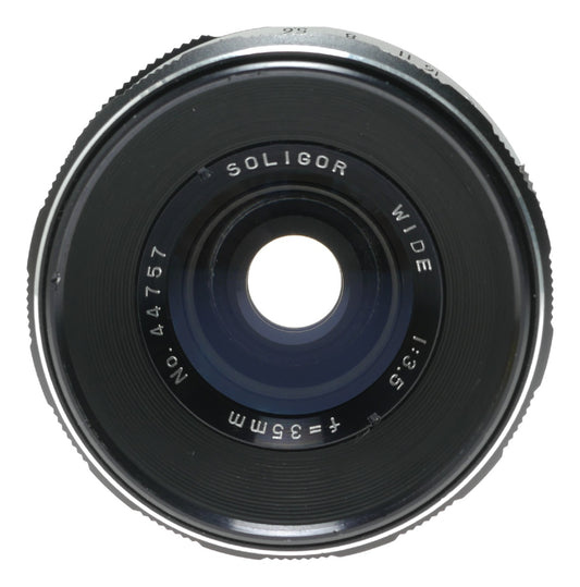 Soligor 35mm f/3.5 Wide Angle Lens Vintage Japanese Camera Lens - View 2