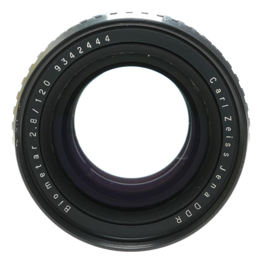 Carl Zeiss Jena Biometar 2.8/120mm f/2.8 Vintage Camera Lens DDR - View 3