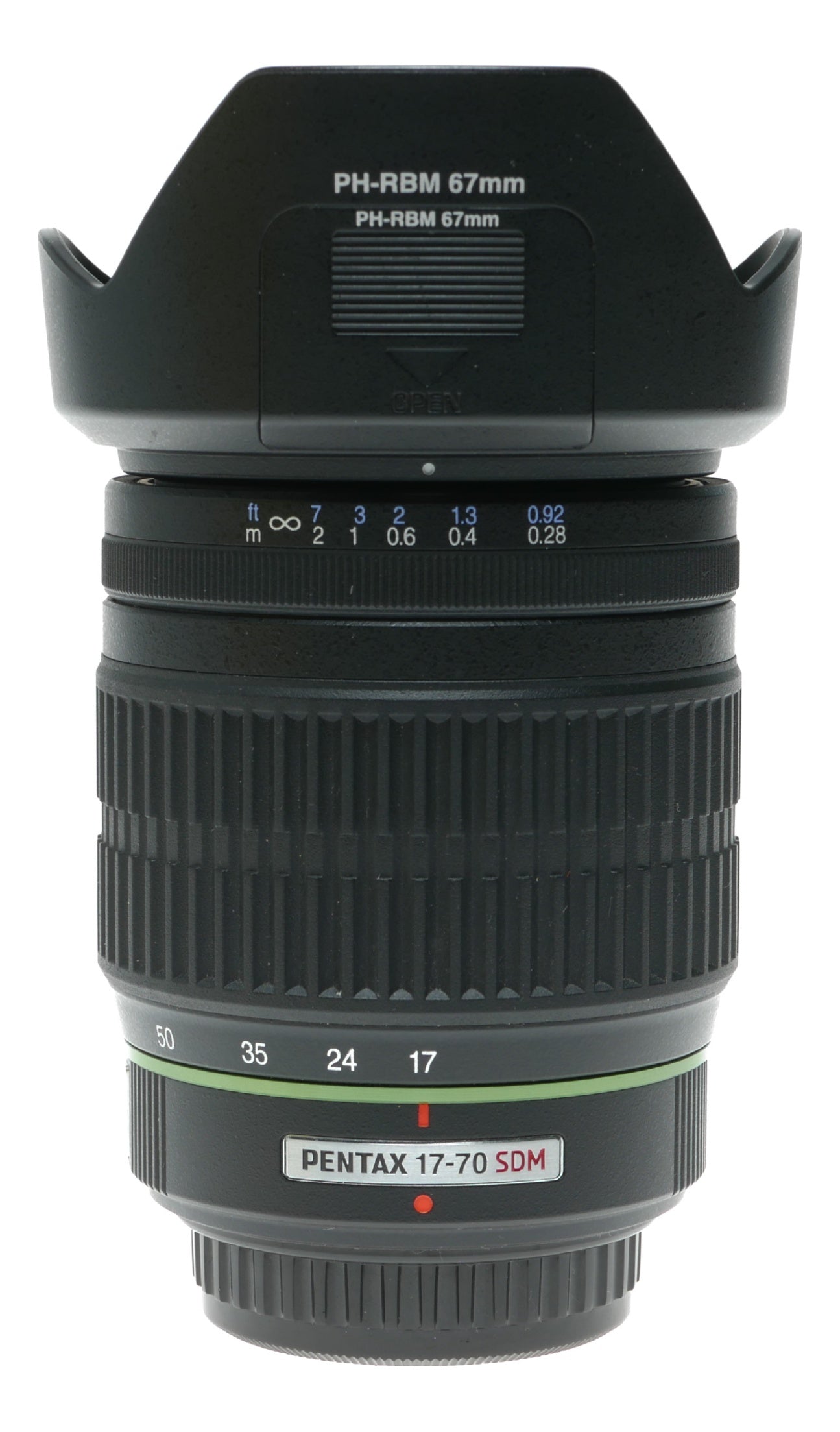Pentax SMC DA 17-70mm f/4 AL (IF) SDM Lens for Pentax DSLR Cameras with PH-RBM 67mm Lens Hood - View 8
