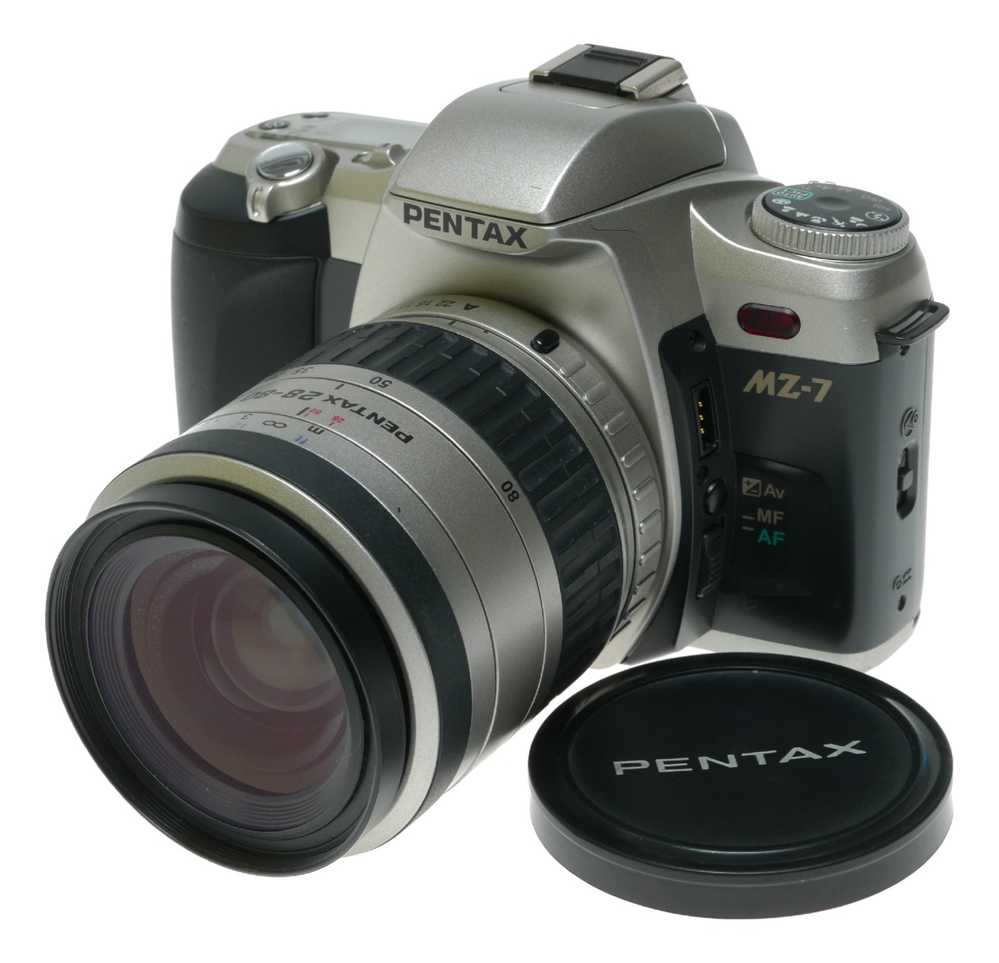 Pentax MZ-7 Vintage SLR Film Camera with Pentax FA 28-80mm f/3.5-5.6 Lens - View 2