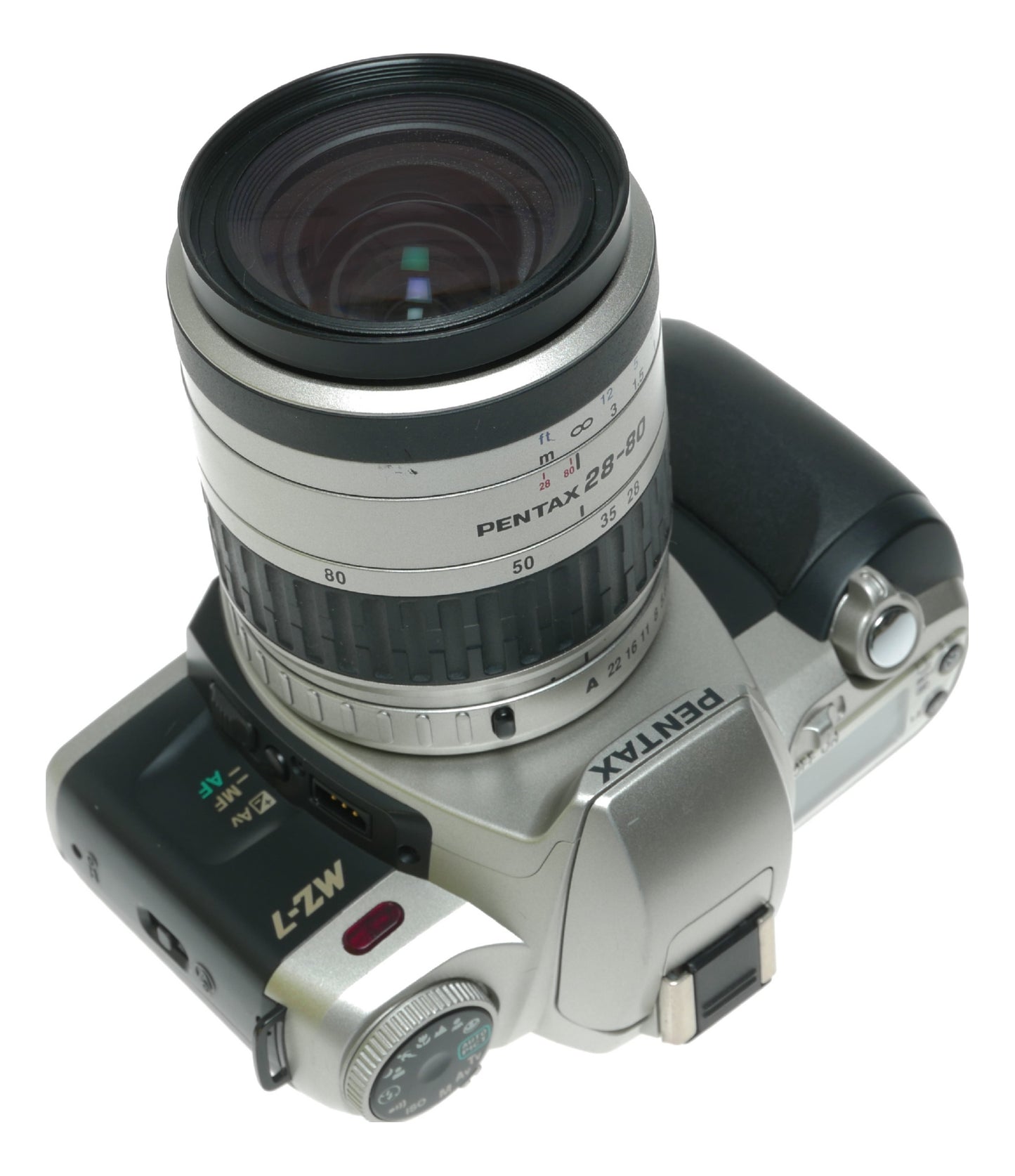 Pentax MZ-7 Vintage SLR Film Camera with Pentax FA 28-80mm f/3.5-5.6 Lens - View 11