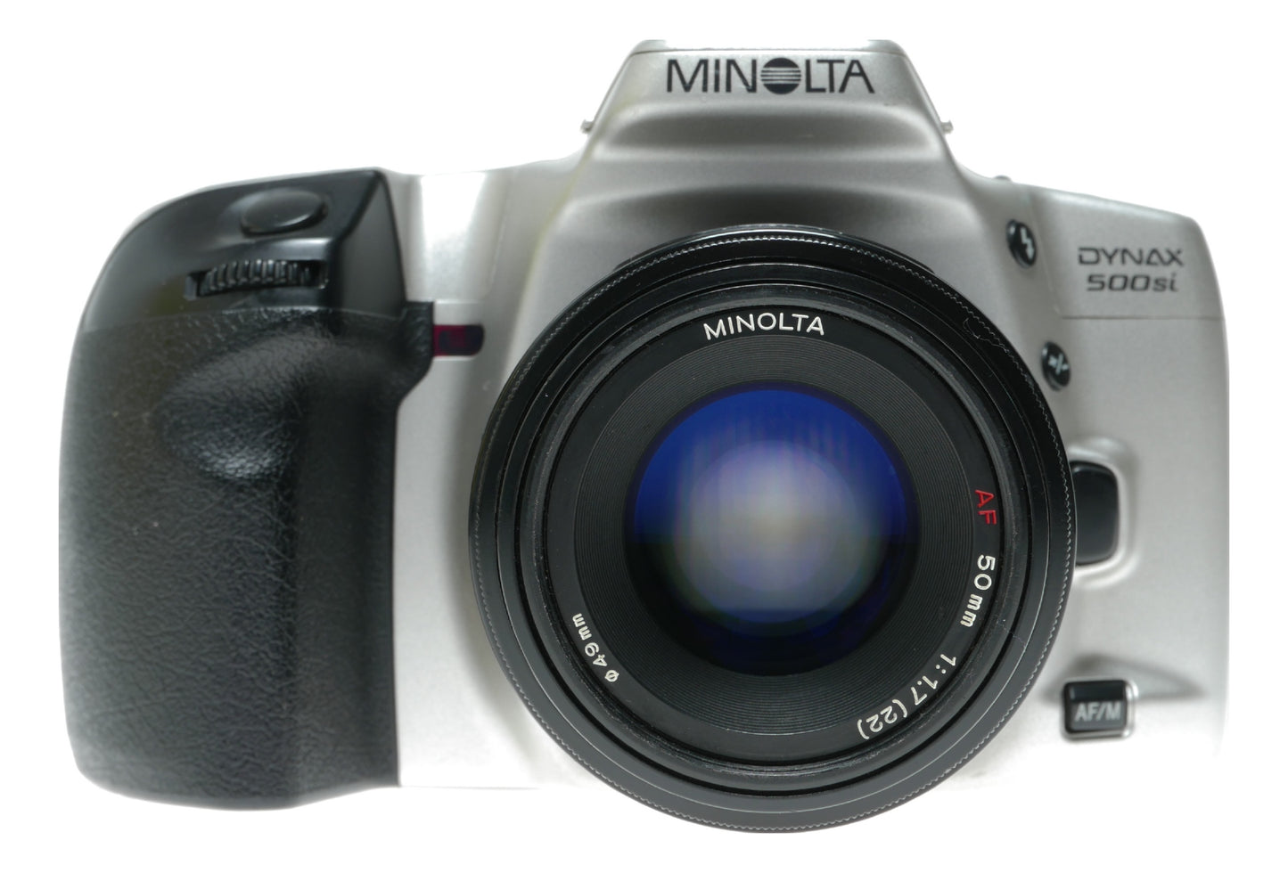 Minolta Dynax 500si Vintage SLR Camera with AF 50mm f/1.7 Lens