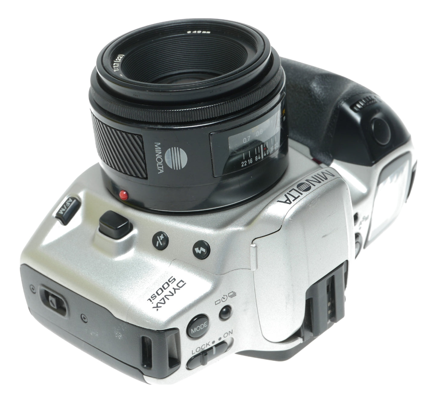 Minolta Dynax 500si Vintage SLR Camera with AF 50mm f/1.7 Lens - View 10