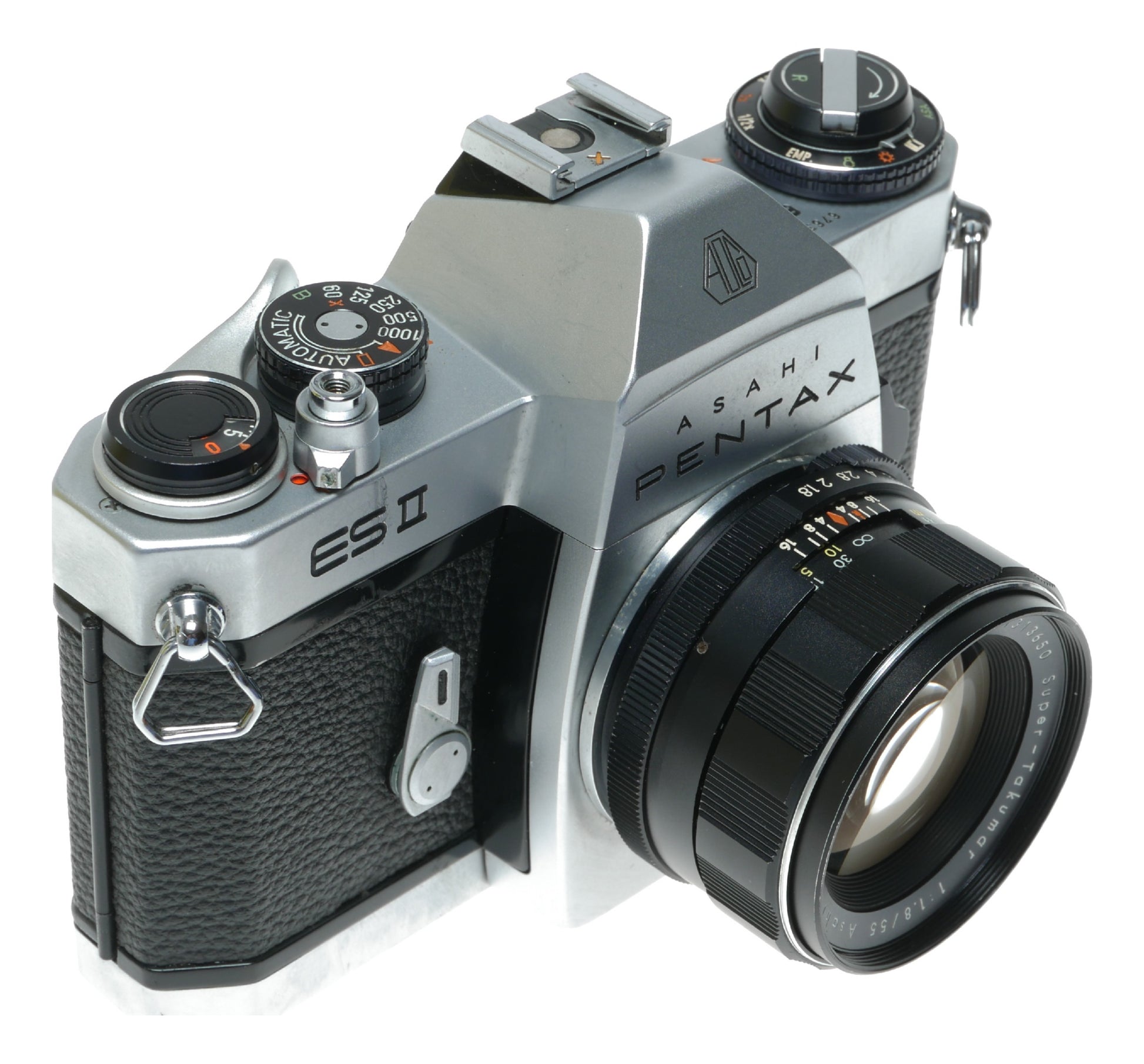 Asahi Pentax ES II Vintage SLR Camera with Super-Takumar 55mm f/1.8 Lens - View 4