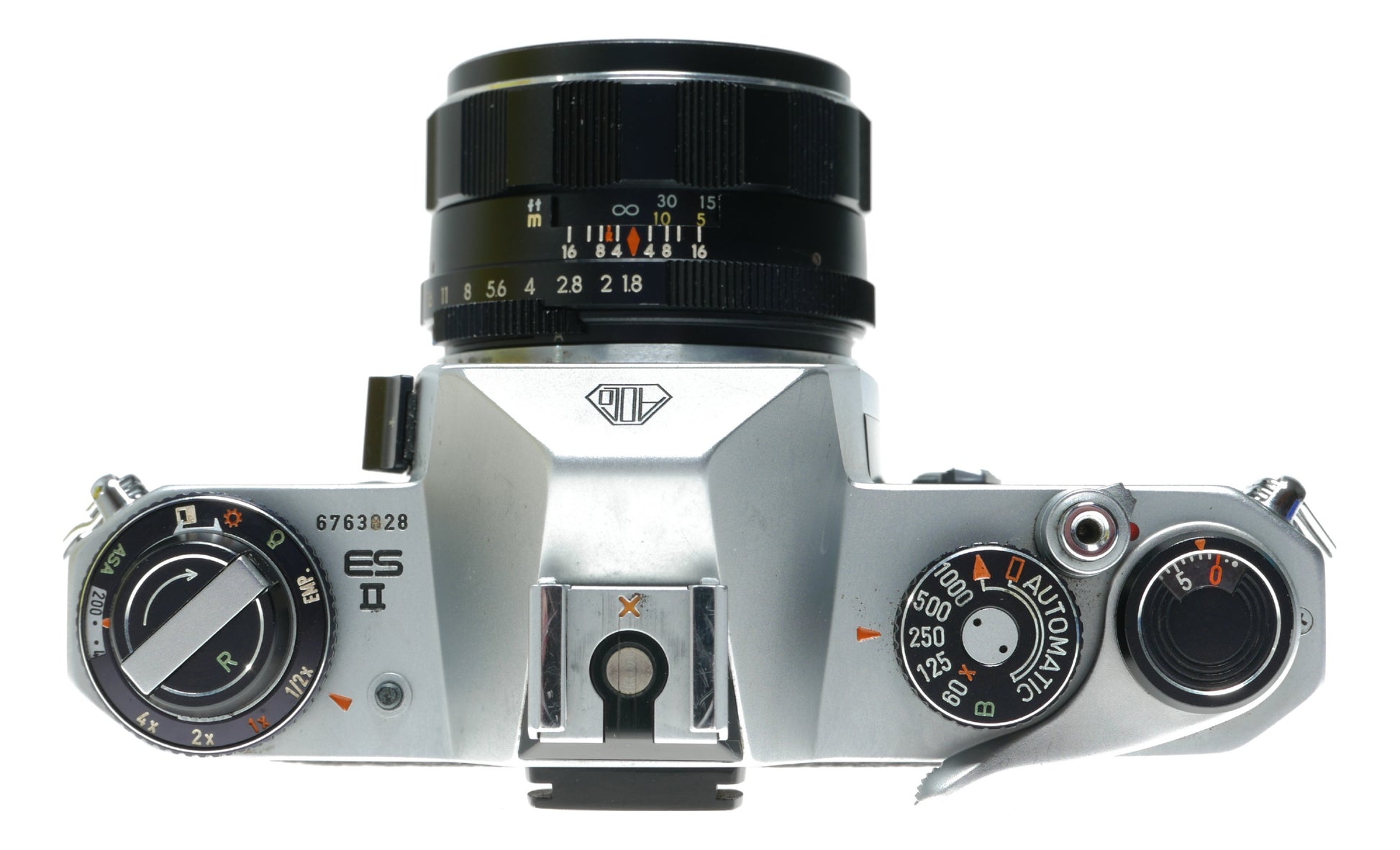 Asahi Pentax ES II Vintage SLR Camera with Super-Takumar 55mm f/1.8 Lens - View 5