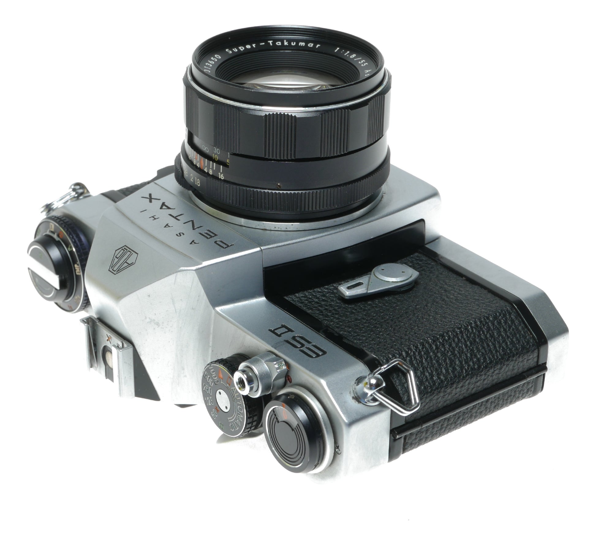 Asahi Pentax ES II Vintage SLR Camera with Super-Takumar 55mm f/1.8 Lens - View 10